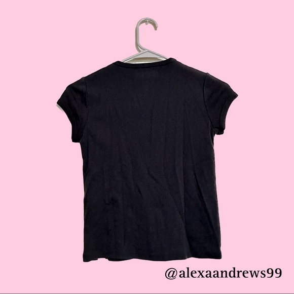 SOLD! Abercrombie Kids Black Tee - Picture 2 of 3